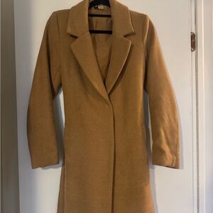 H&M Camel Pea Coat